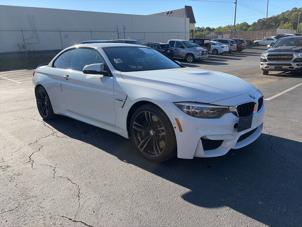 Alpine White 2020 BMW M4 Convertible RWD Convertible Rear-Wheel Drive 7-Speed Automatic