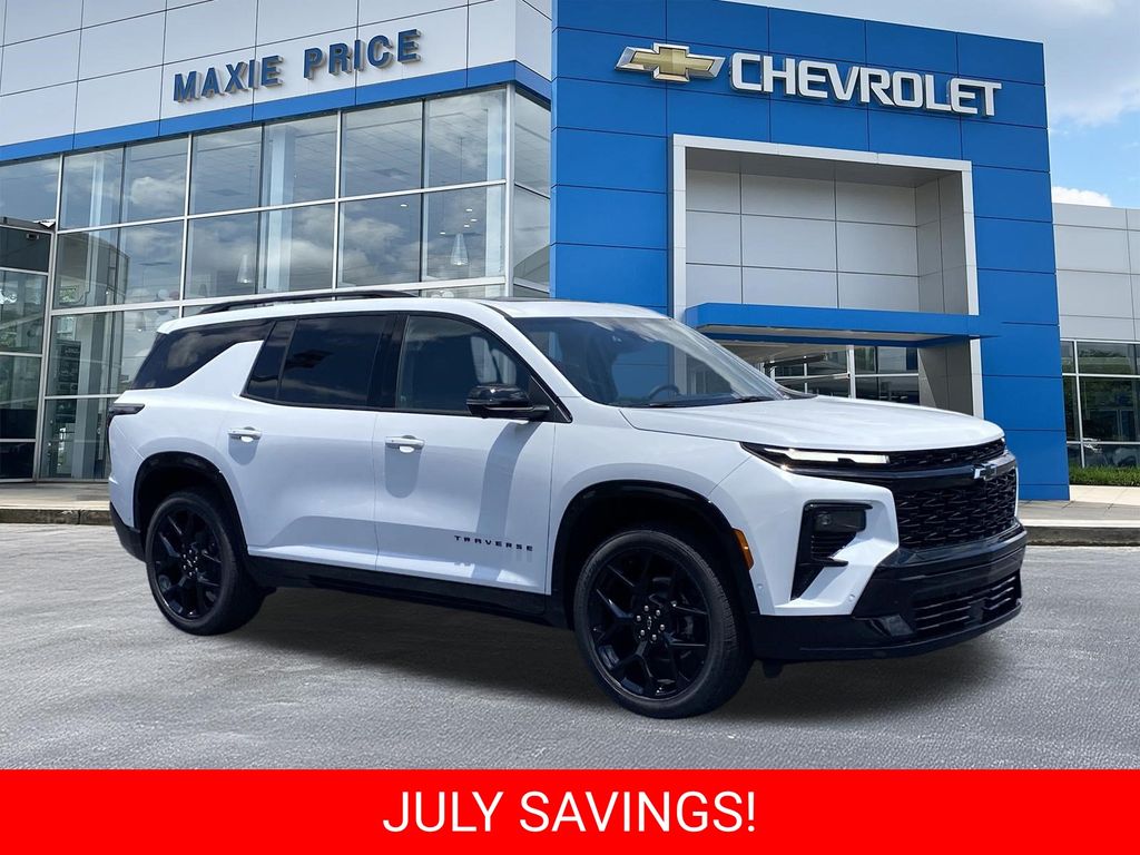 Polar White Tricoat 2026 Chevrolet Traverse SUV / Crossover Front-Wheel Drive 8-Speed Automatic