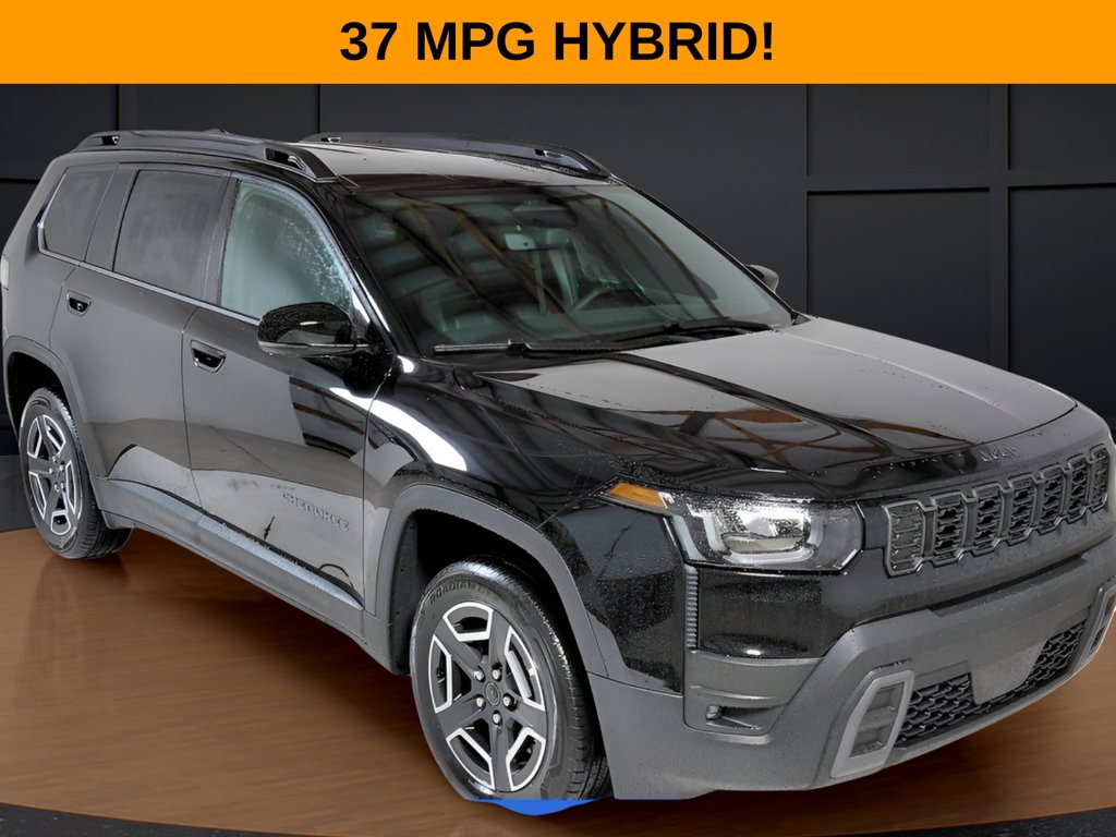 Diamond Black Crystal Pearlcoat 2026 Jeep Cherokee SUV / Crossover Four-Wheel Drive Continuously Variable Transmission