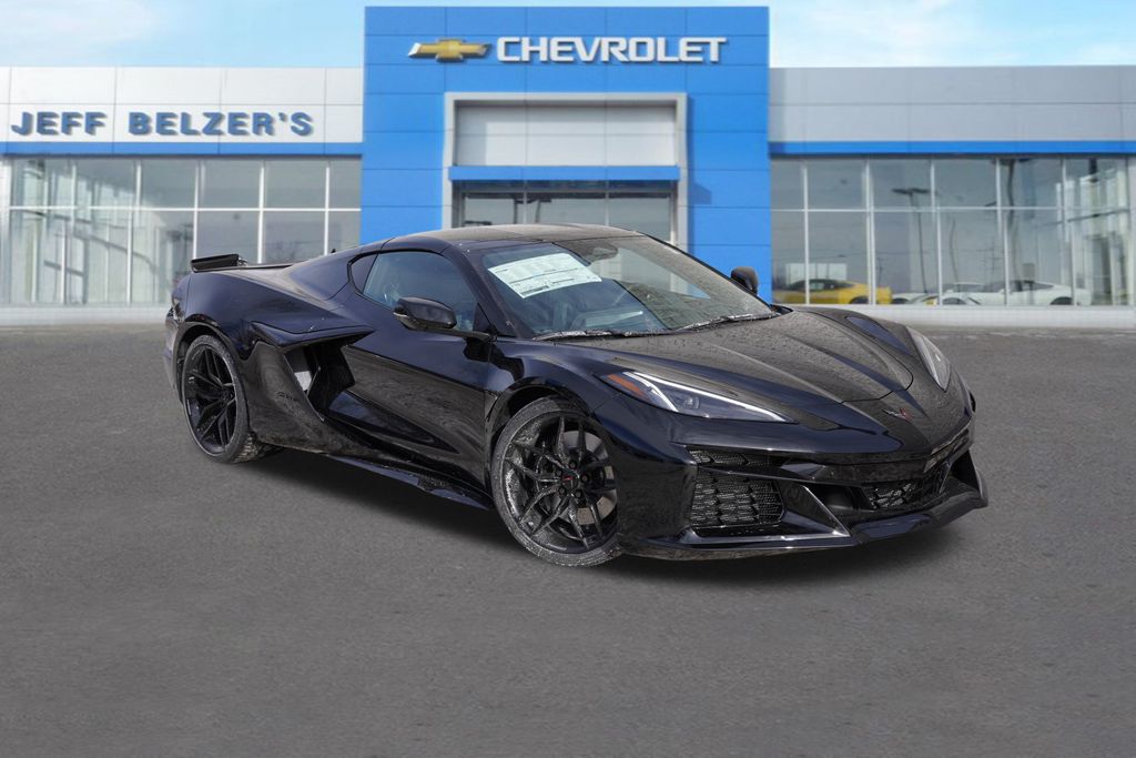 Black 2026 Chevrolet Corvette Coupe Rear-Wheel Drive 8-Speed Dual Clutch