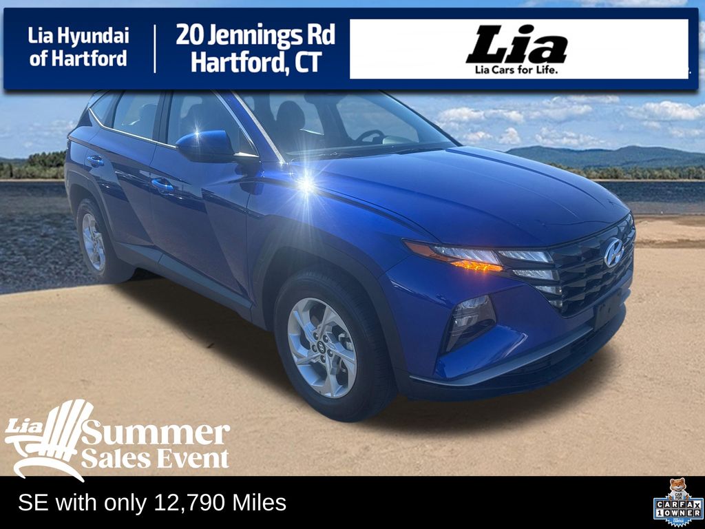 Intense Blue 2024 Hyundai Tucson SUV / Crossover All-Wheel Drive 8-Speed Automatic