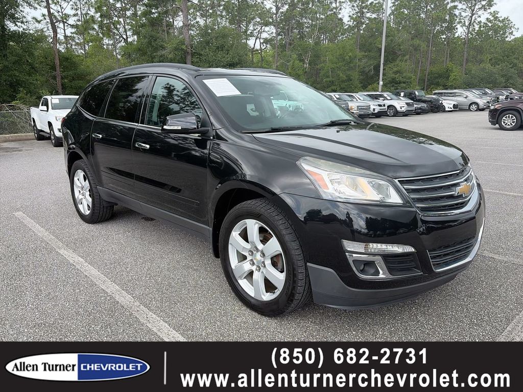 Mosaic Black Metallic 2017 Chevrolet Traverse 1LT FWD SUV / Crossover Front-Wheel Drive 6-Speed Automatic