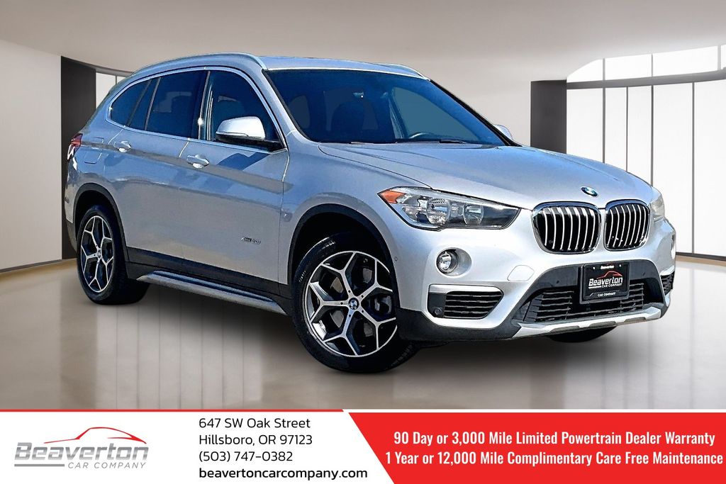 Glacier Silver Metallic 2018 BMW X1 SUV / Crossover All-Wheel Drive 8-Speed Automatic