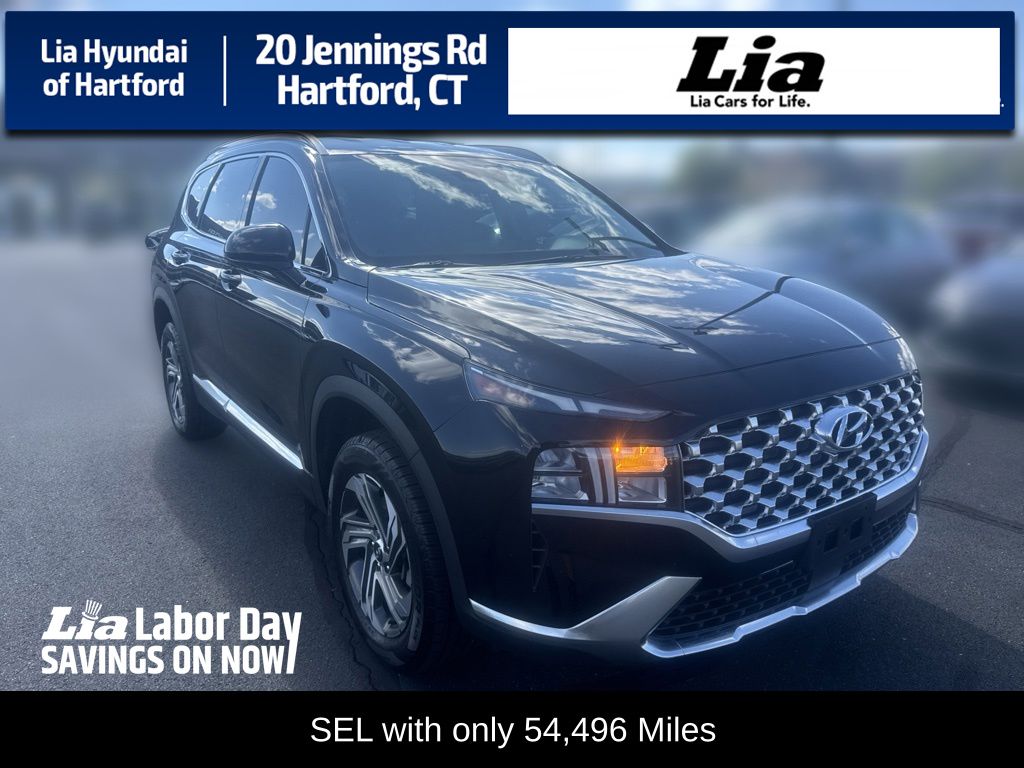 Twilight Black 2022 Hyundai Santa Fe SUV / Crossover All-Wheel Drive 8-Speed Automatic