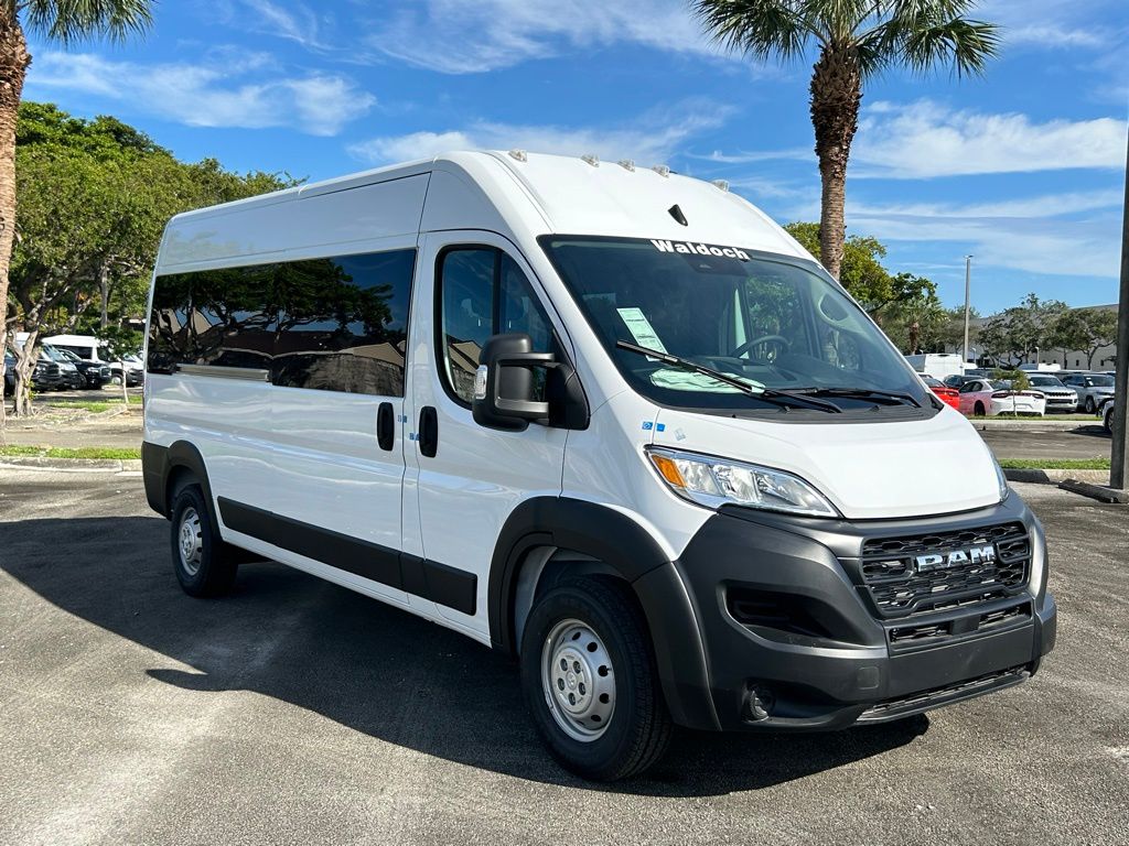 Used 2023 Bright White Clearcoat Ram High Roof image 2