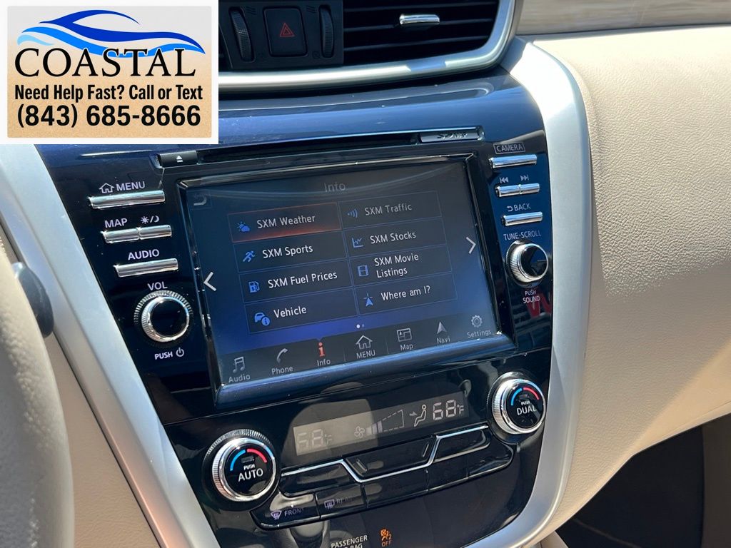 2017 Nissan Murano SV White at Coastal Chevrolet Cadillac