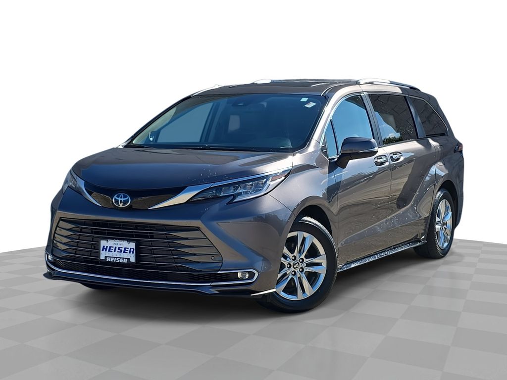Predawn Gray Mica 2022 Toyota Sienna Minivan All-Wheel Drive Continuously Variable Transmission