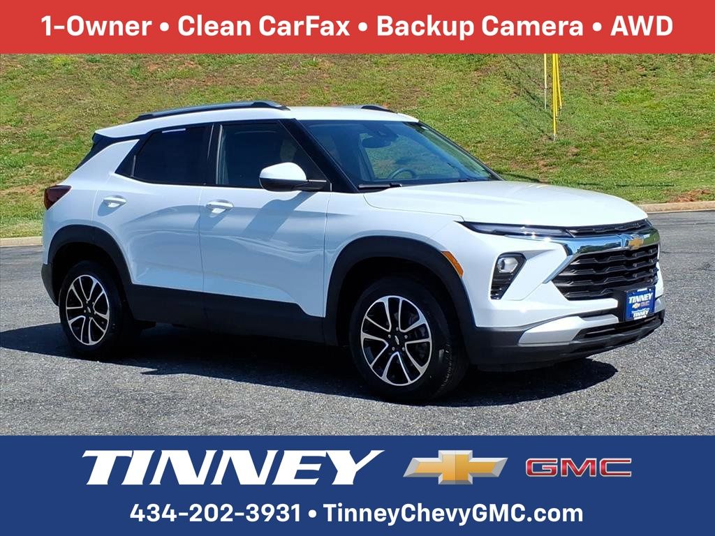 Summit White 2025 Chevrolet Trailblazer LT AWD SUV / Crossover Four-Wheel Drive 9-Speed Automatic