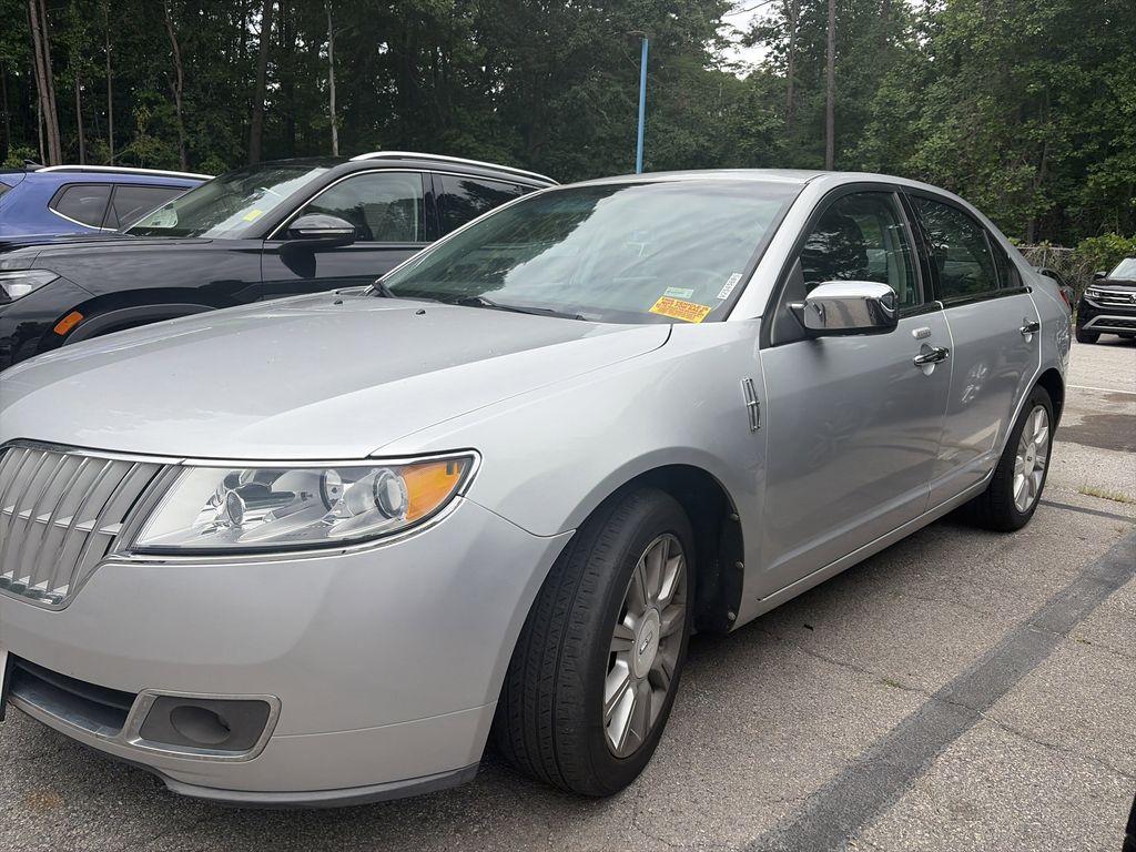 Silver 2012 Lincoln MKZ FWD Sedan Front-Wheel Drive 6-Speed Automatic