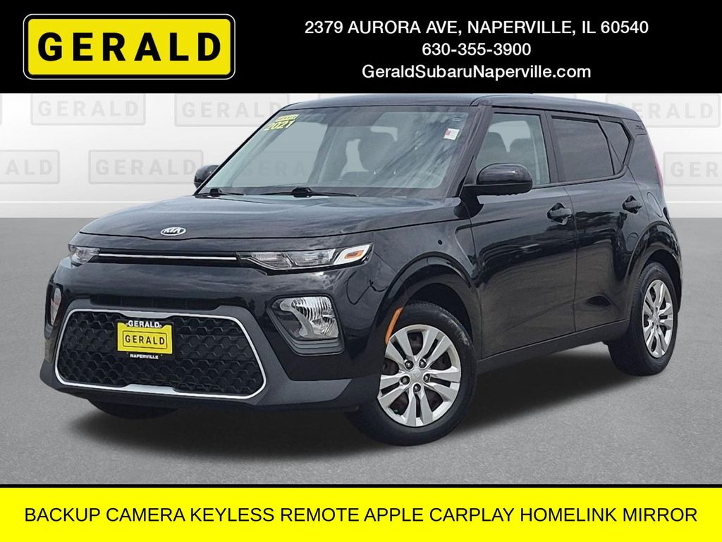 Cherry Black 2021 Kia Soul SUV / Crossover Front-Wheel Drive Continuously Variable Transmission