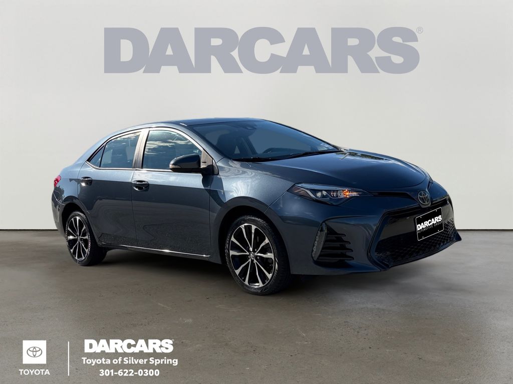 Slate Metallic 2018 Toyota Corolla Sedan Front-Wheel Drive Continuously Variable Transmission