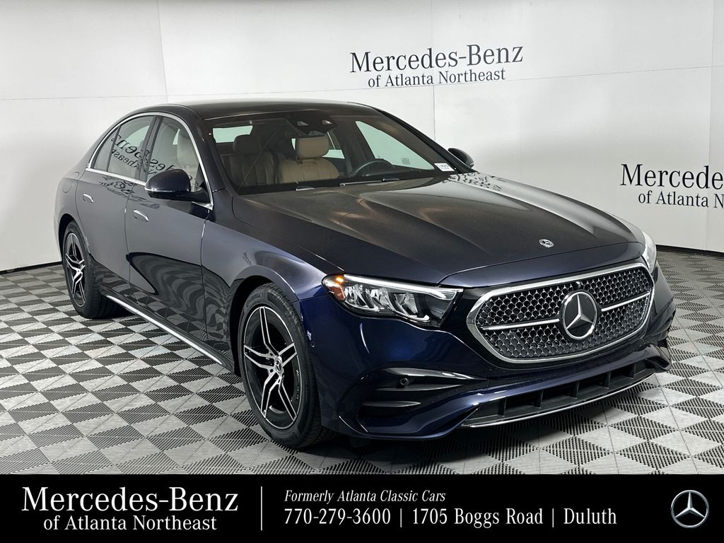 Nautical Blue Metallic 2026 Mercedes-Benz E-Class E 350 4MATIC Sedan All-Wheel Drive 9-Speed Automatic