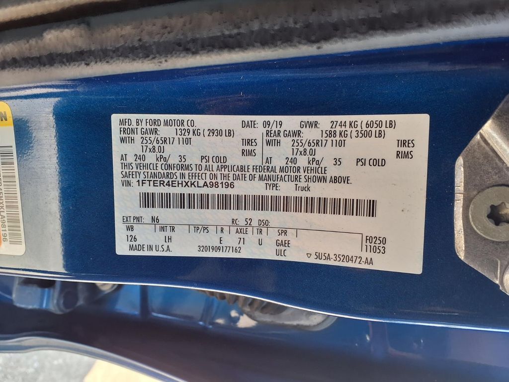 2019 Ford Ranger XL Blue at Big Star Chrysler Jeep Dodge Ram 