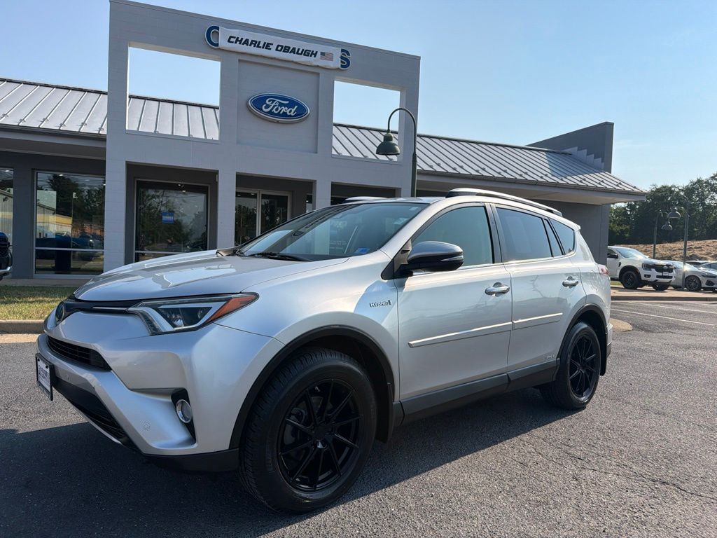 Classic Silver Metallic 2016 Toyota RAV4 Hybrid SUV / Crossover All-Wheel Drive Continuously Variable Transmission