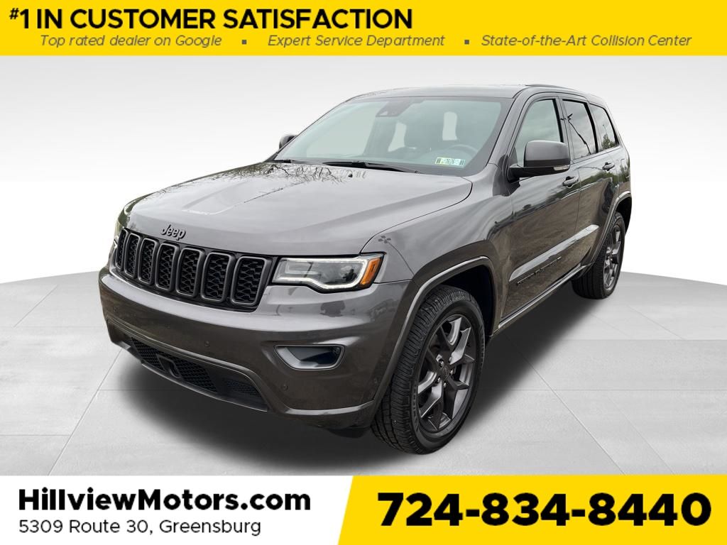 Gray (Granite Crystal Metallic Clearcoat) 2021 Jeep Grand Cherokee 80th Anniversary Edition 4WD SUV / Crossover Four-Wheel Drive 8-Speed Automatic