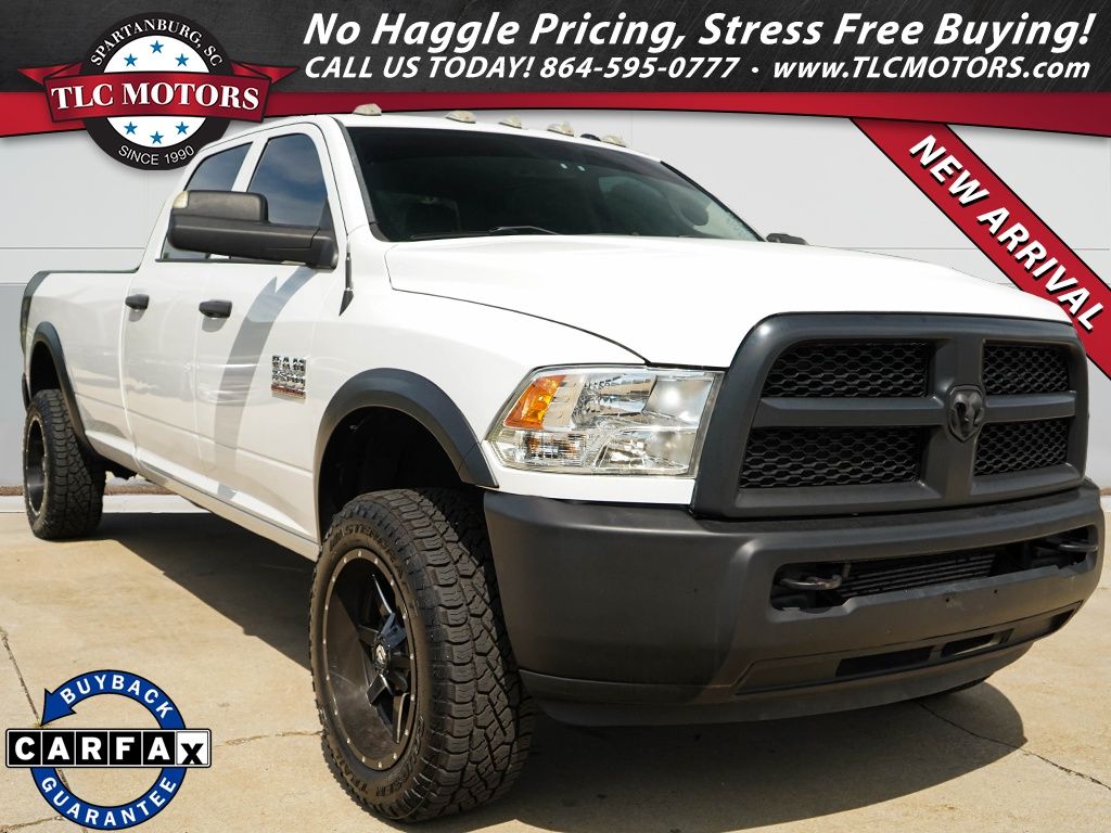 Bright White Clearcoat 2016 RAM 2500 Pickup Truck Four-Wheel Drive 6-Speed Automatic