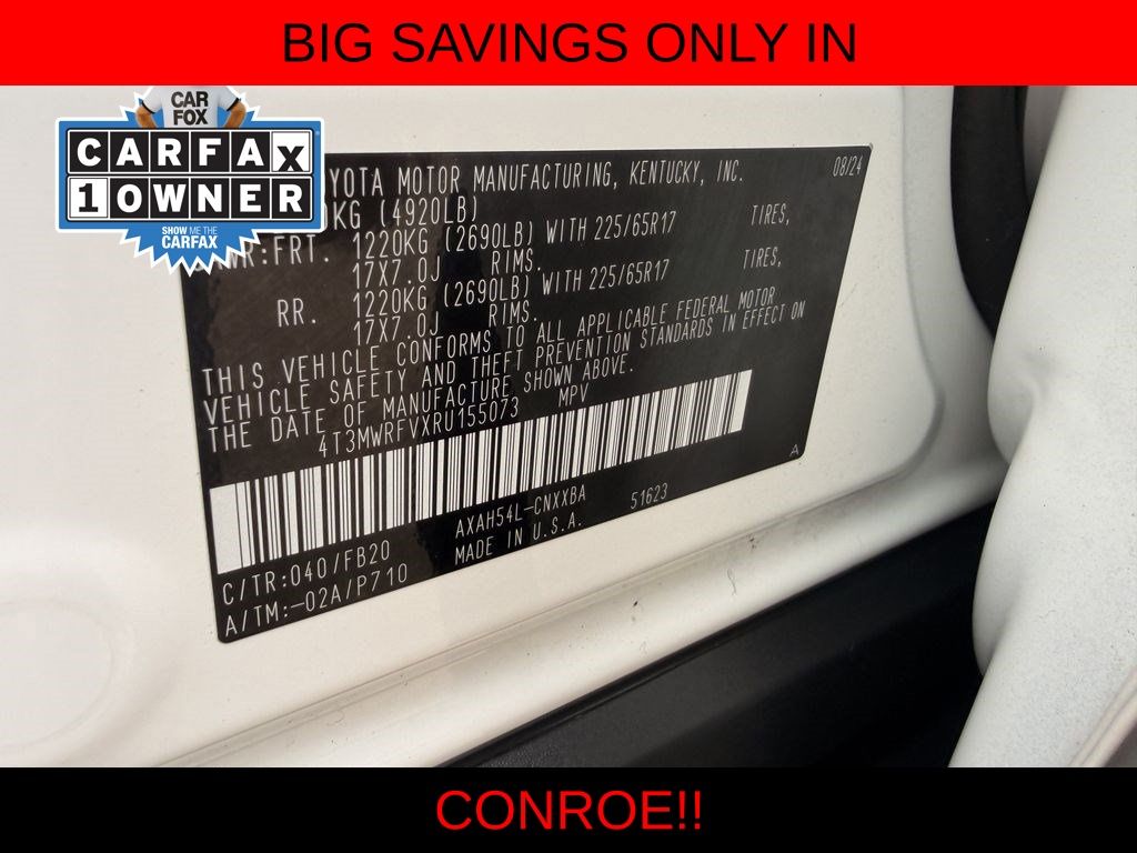 2024 Toyota RAV4 Hybrid LE White at Don McGill Toyota