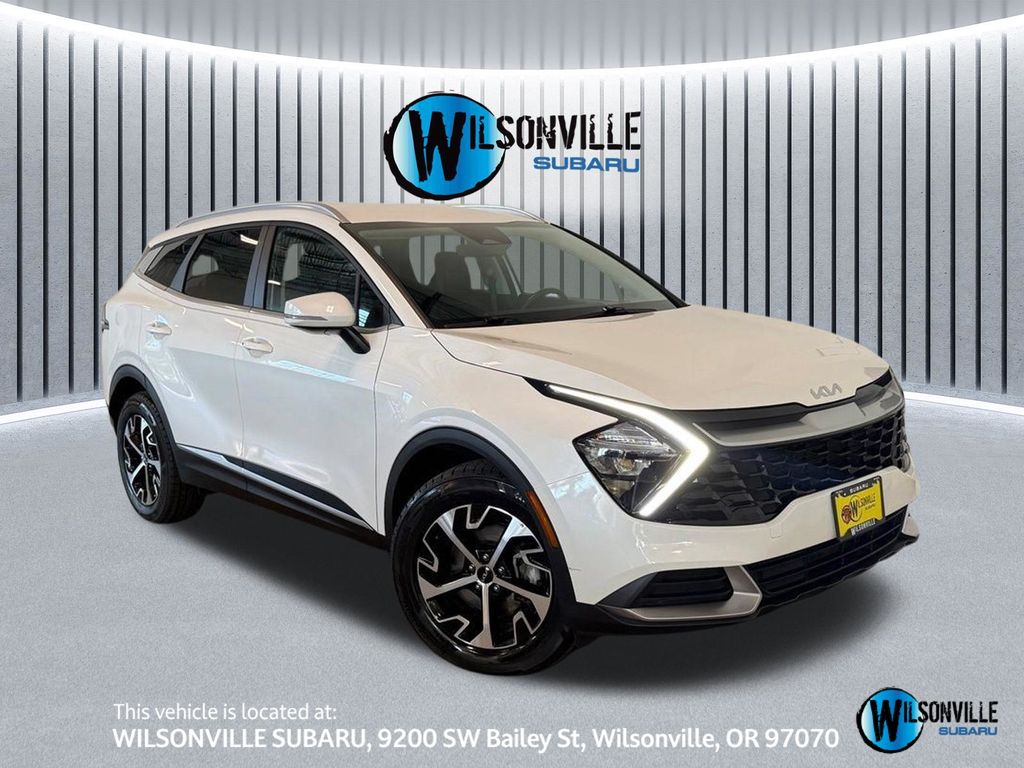 Snow White Pearl 2023 Kia Sportage Hybrid SUV / Crossover All-Wheel Drive 6-Speed Automatic