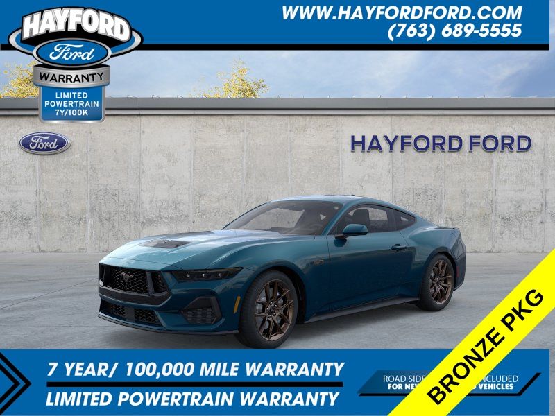 Adriatic Blue Metallic 2026 Ford Mustang GT Premium Fastback RWD Coupe Rear-Wheel Drive Automatic