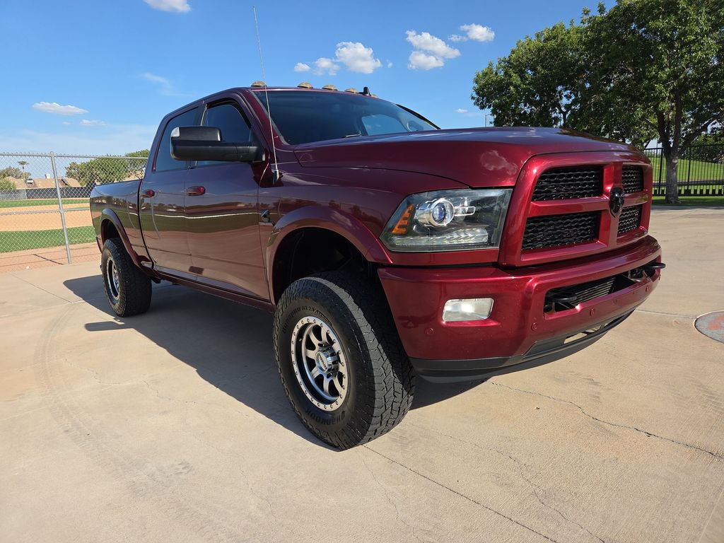 Red (Burgundy) 2017 RAM 2500 Pickup Truck Four-Wheel Drive 6-Speed Automatic