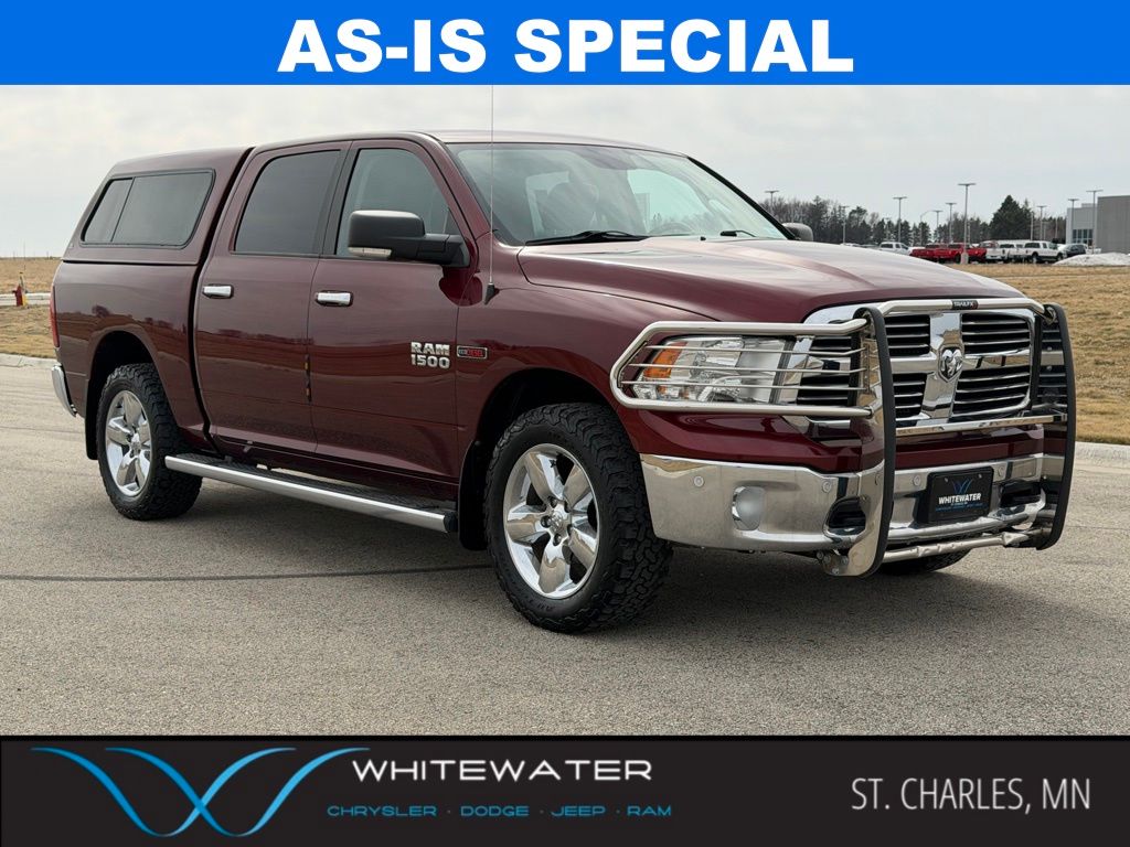 Delmonico Red Pearlcoat 2016 RAM 1500 Big Horn Crew Cab 4WD Pickup Truck Four-Wheel Drive 8-Speed Automatic