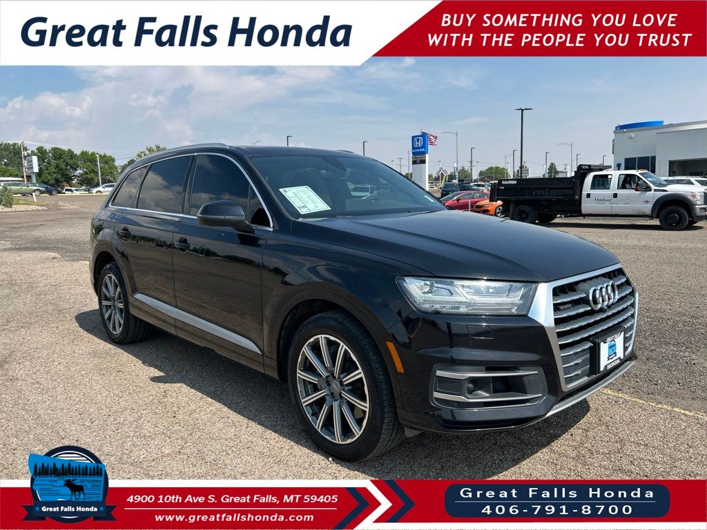 Orca Black Metallic 2019 Audi Q7 SUV / Crossover All-Wheel Drive 8-Speed Automatic