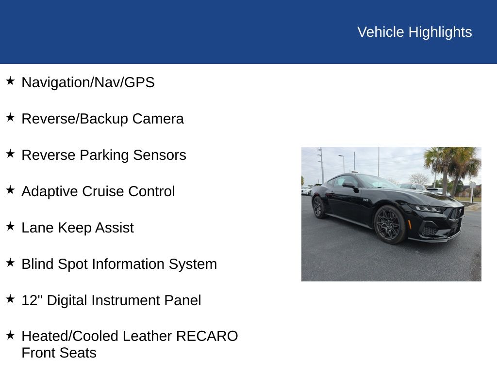2024 Ford Mustang GT Premium Fastback