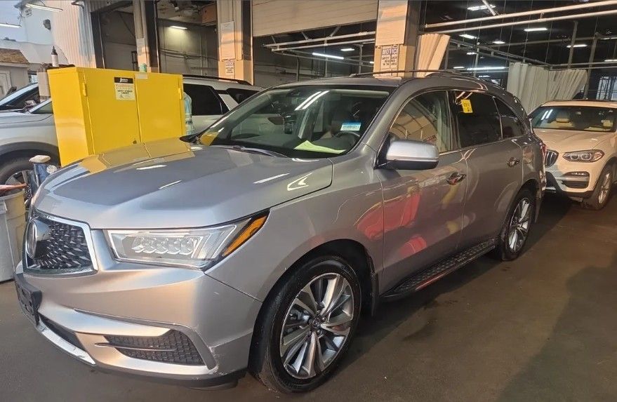Lunar Silver Metallic 2017 Acura MDX SUV / Crossover All-Wheel Drive 9-Speed Automatic