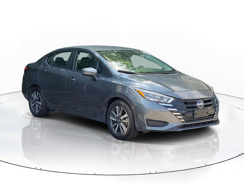 Gray (Gun Metallic) 2025 Nissan Versa Sedan Front-Wheel Drive Continuously Variable Transmission