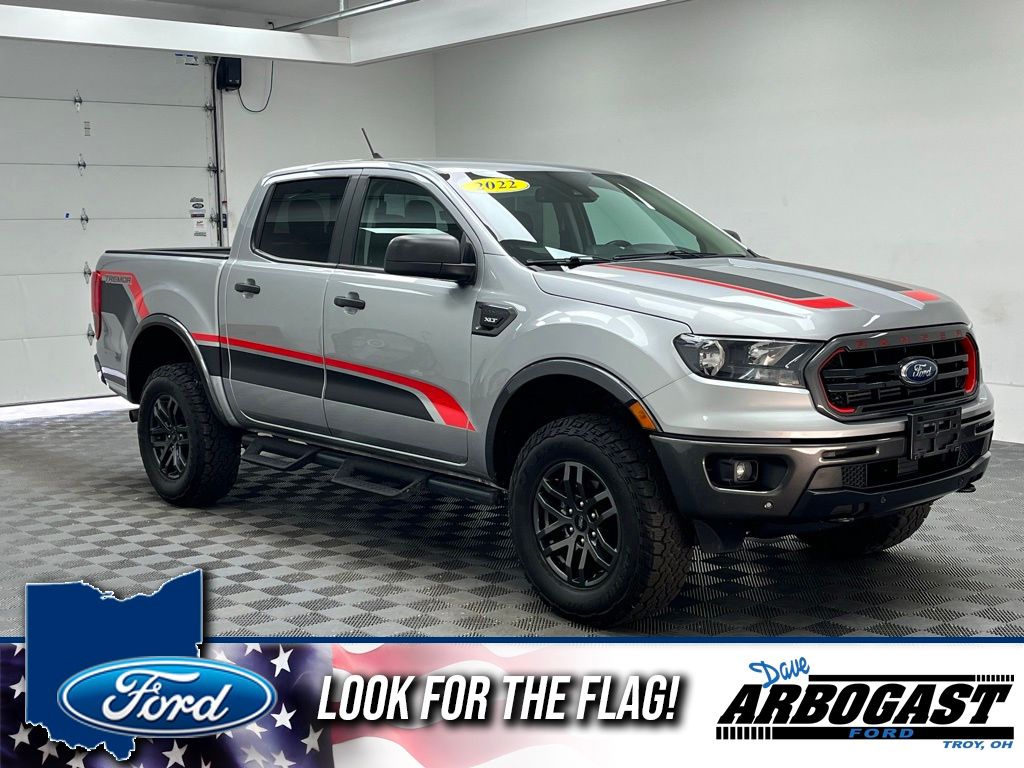Silver Metallic 2022 Ford Ranger Pickup Truck Four-Wheel Drive Automatic