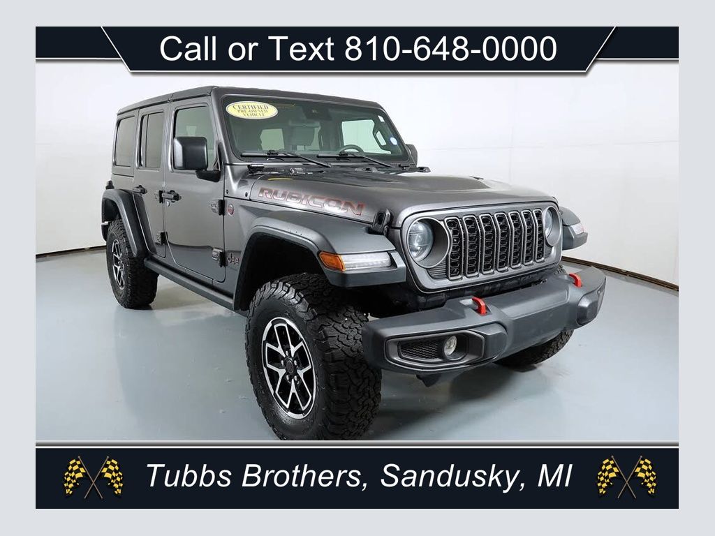 Gray (Granite Crystal Metallic Clearcoat) 2025 Jeep Wrangler SUV / Crossover Four-Wheel Drive 8-Speed Automatic