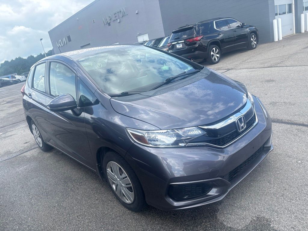 Gray 2018 Honda Fit Hatchback Front-Wheel Drive Continuously Variable Transmission