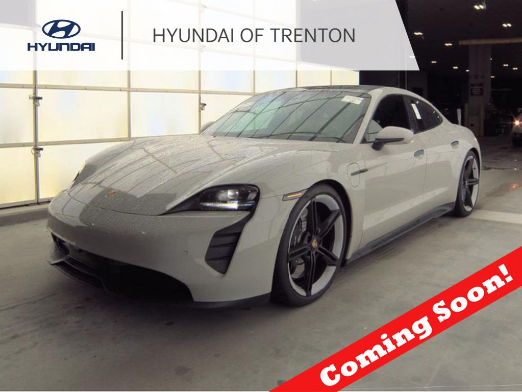 Gray 2023 Porsche Taycan GTS Sedan AWD Sedan All-Wheel Drive 2-Speed Automatic