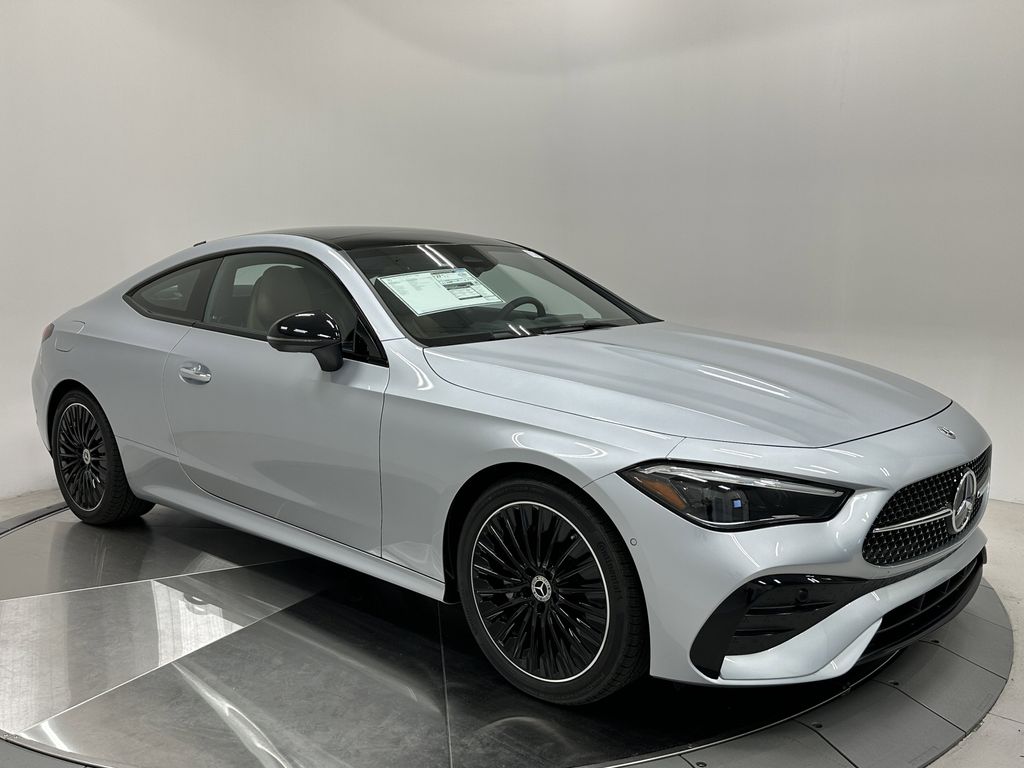 Cirrus Silver Metallic 2026 Mercedes-Benz CLE 300 4MATIC Coupe All-Wheel Drive 9-Speed Automatic