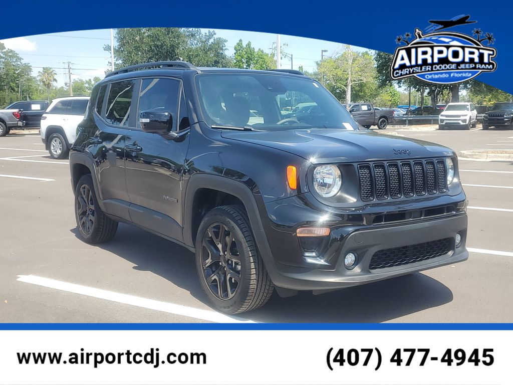 Black Clearcoat 2022 Jeep Renegade Altitude 4WD SUV / Crossover Four-Wheel Drive 9-Speed Automatic