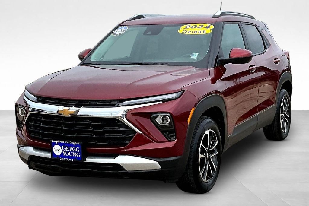 Red (Crimson Metallic) 2024 Chevrolet Trailblazer SUV / Crossover Four-Wheel Drive 9-Speed Automatic