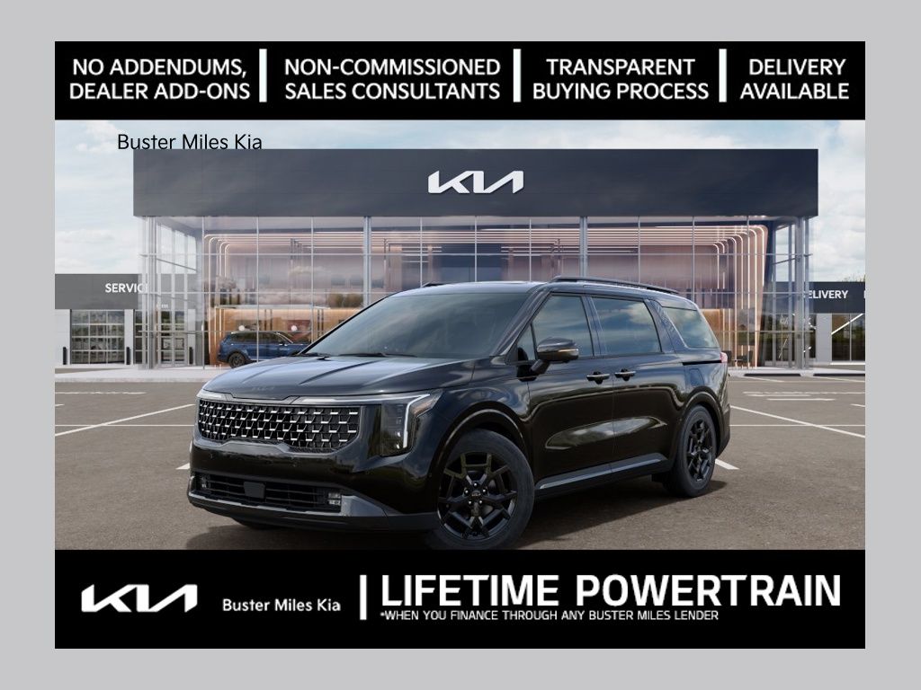 Aurora Black Pearl 2026 Kia Carnival Hybrid Minivan Front-Wheel Drive 6-Speed Automatic