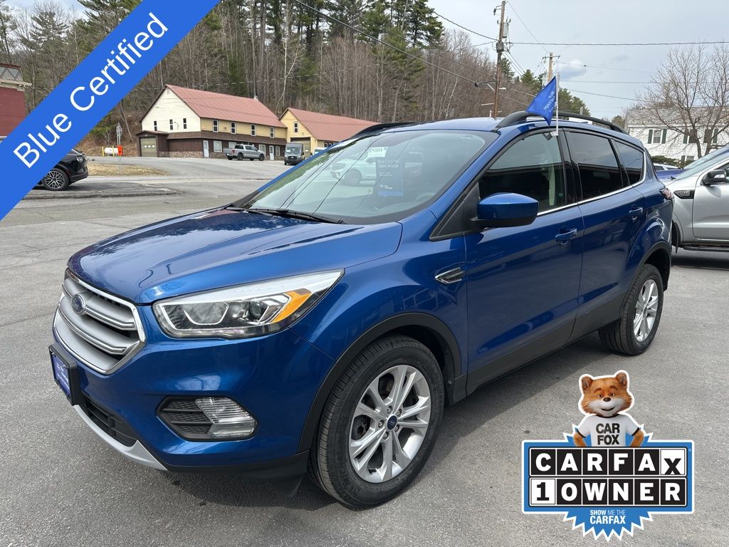 Lightning Blue Metallic 2017 Ford Escape SE AWD SUV / Crossover All-Wheel Drive 6-Speed Automatic
