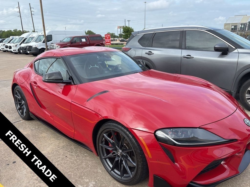 Renaissance Red 2.0 2026 Toyota Supra 3.0 Premium RWD Coupe Rear-Wheel Drive 8-Speed Automatic