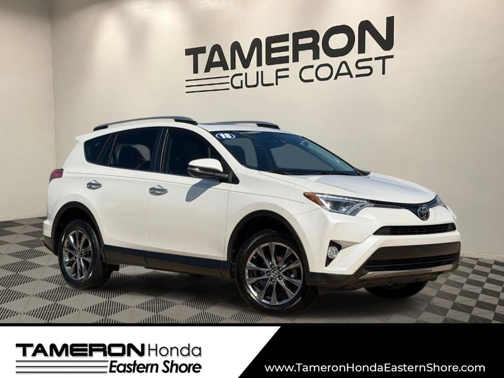 White (Blizzard Pearl) 2018 Toyota RAV4 SUV / Crossover Front-Wheel Drive 6-Speed Automatic