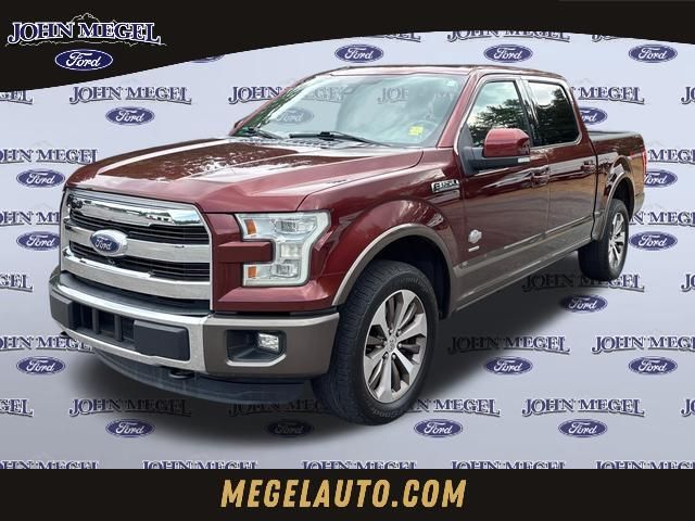 Red 2015 Ford F-150 Pickup Truck Four-Wheel Drive 6-Speed Automatic