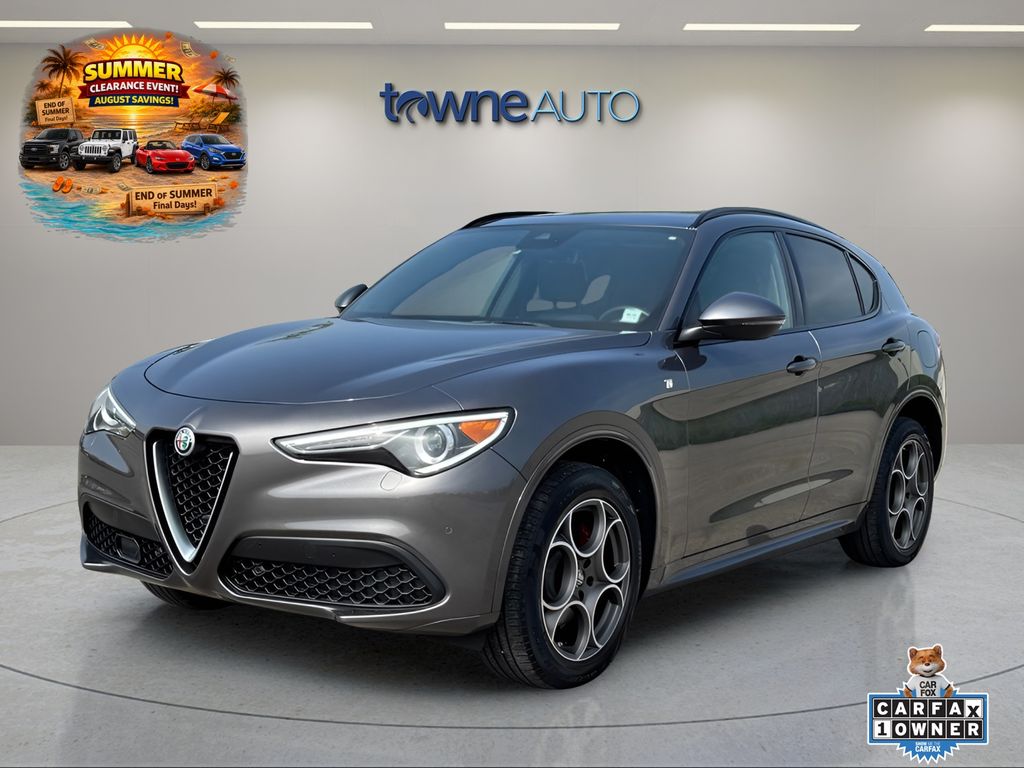Vesuvio Gray Metallic 2023 Alfa Romeo Stelvio SUV / Crossover All-Wheel Drive 8-Speed Automatic