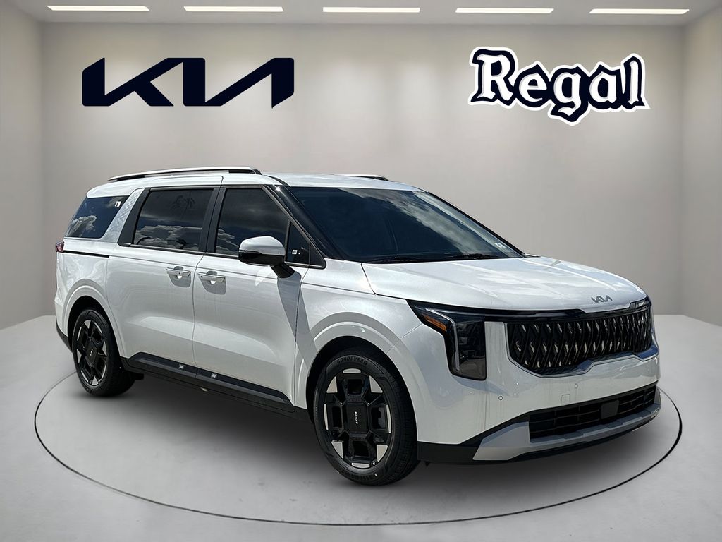 Snow White Pearl 2026 Kia Carnival Minivan Front-Wheel Drive 8-Speed Automatic