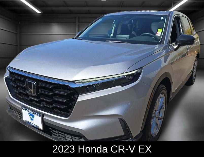 Lunar Silver Metallic 2023 Honda CR-V EX AWD SUV / Crossover All-Wheel Drive Continuously Variable Transmission