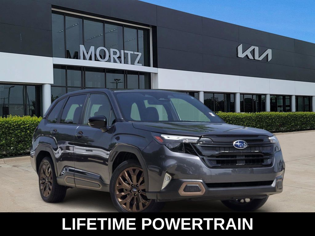 Gray Metallic 2025 Subaru Forester SUV / Crossover All-Wheel Drive Continuously Variable Transmission