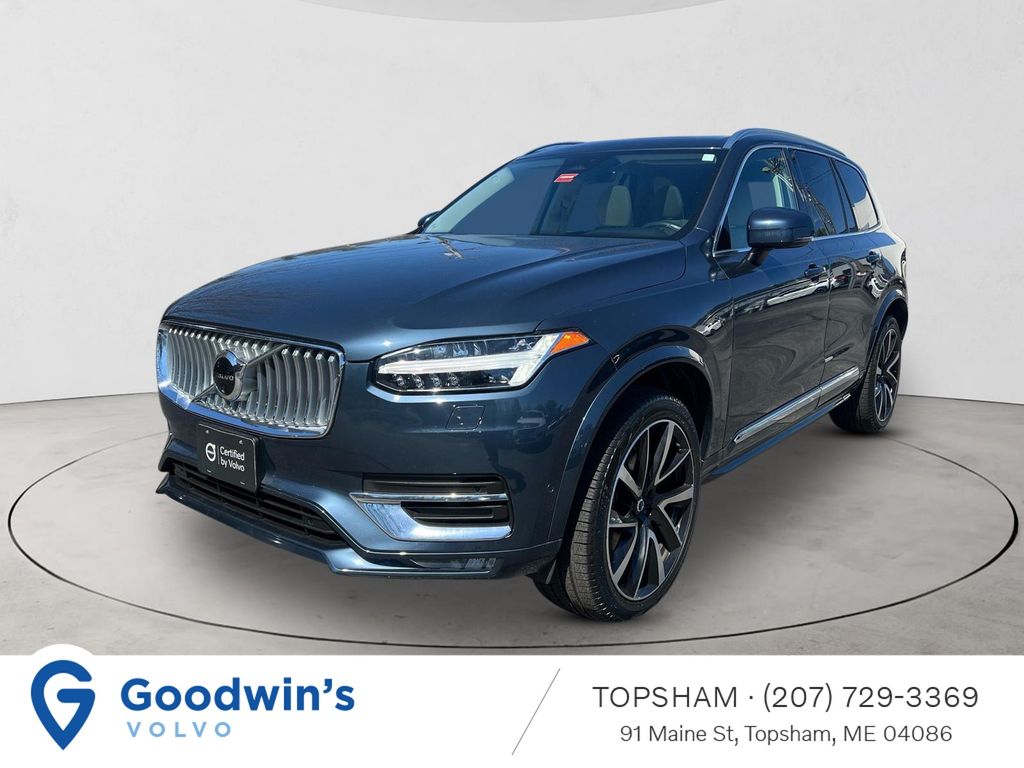 Denim Blue Metallic 2024 Volvo XC90 B6 Plus Bright Theme 7-Passenger AWD SUV / Crossover All-Wheel Drive Automatic