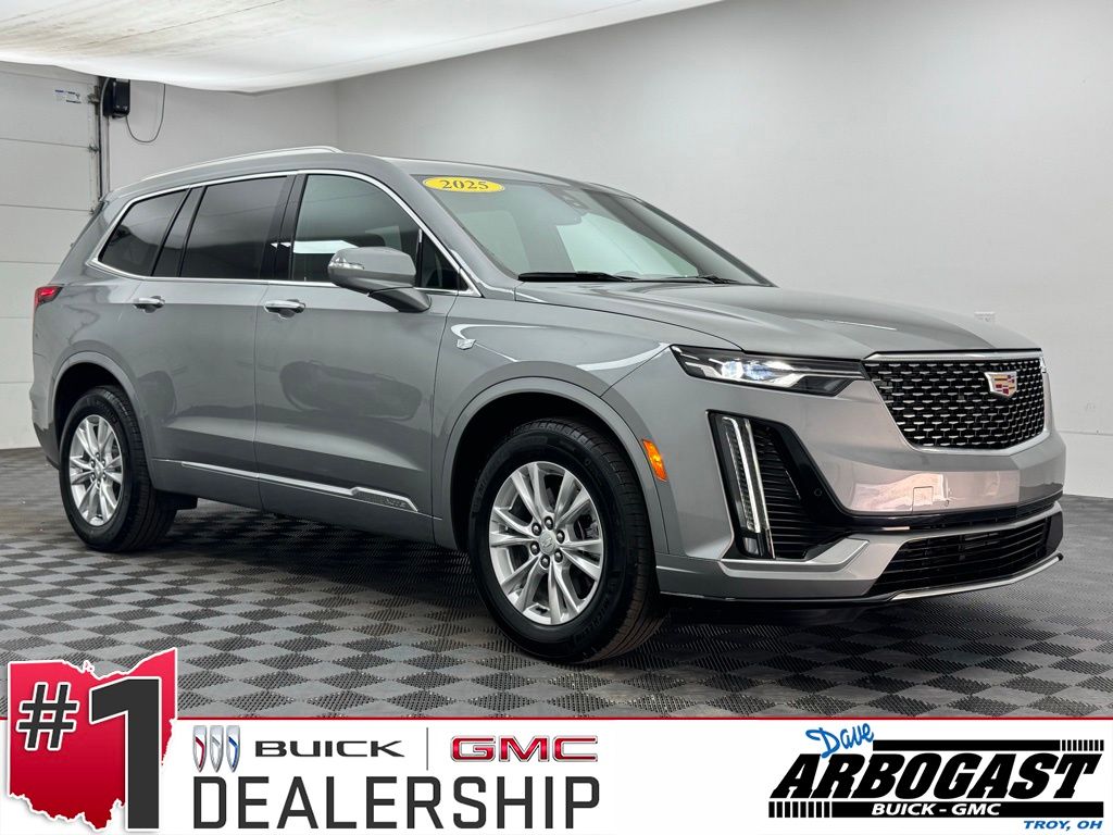 Argent Silver Metallic 2025 Cadillac XT6 Luxury AWD SUV / Crossover Four-Wheel Drive 9-Speed Automatic