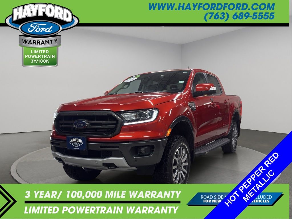 Chili Pepper Red 2019 Ford Ranger Pickup Truck Four-Wheel Drive Automatic