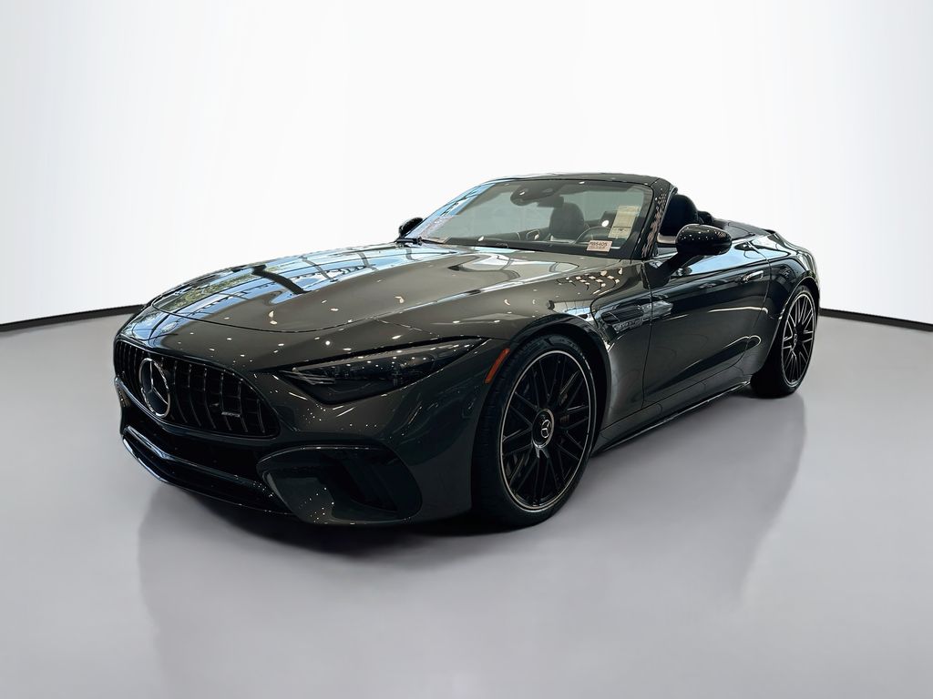 Gray 2025 Mercedes-Benz SL-Class Convertible All-Wheel Drive 9-Speed Automatic