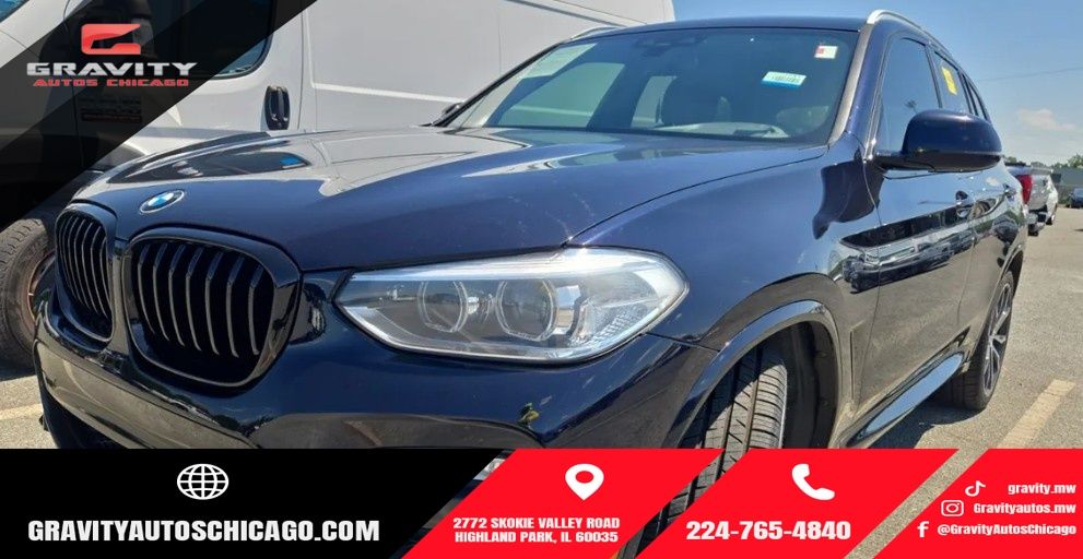 Carbon Black Metallic 2019 BMW X3 SUV / Crossover All-Wheel Drive 8-Speed Automatic